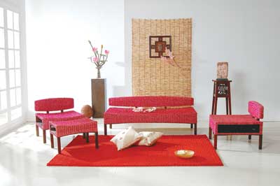 家居用品遍染中国红