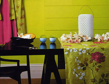 强烈色彩和谐相处