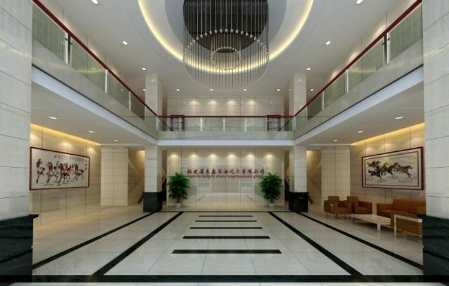 办公楼大堂装修风水实景图