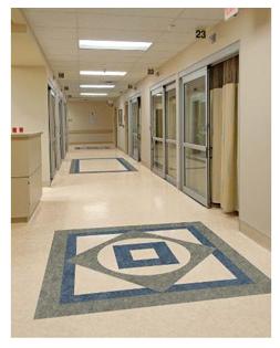 办公室走廊地面铺装塑胶地板