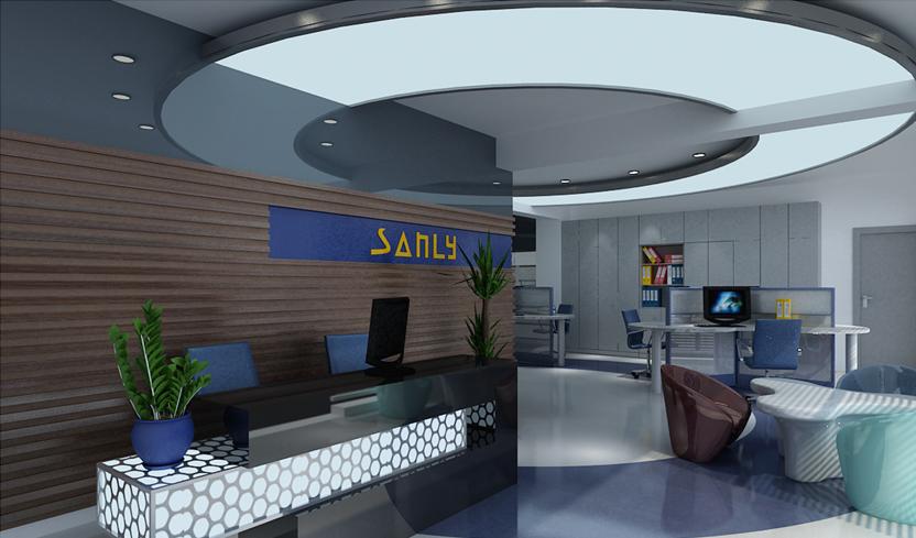 夏季写字楼装修完工照片