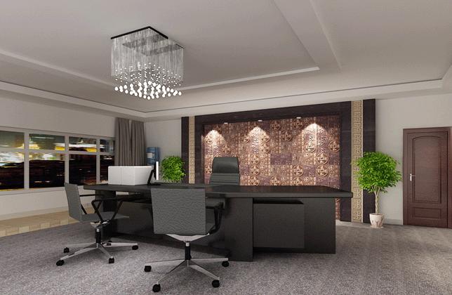 总经理办公室装修设计效果图