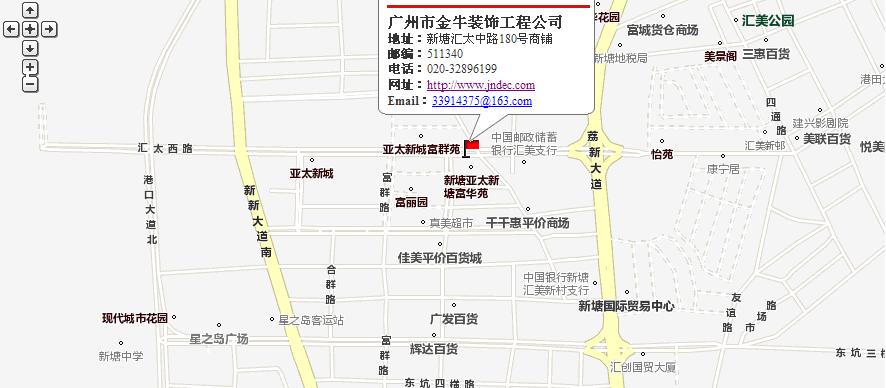 金牛装饰公司地图