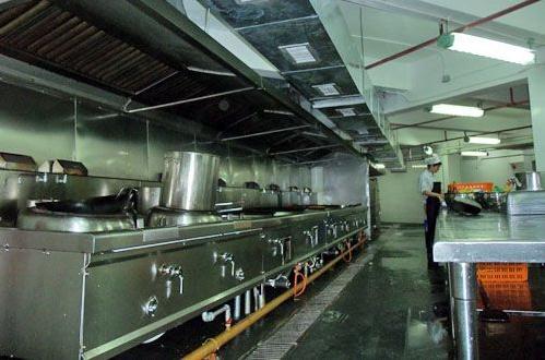 广州开发区电子厂厨房照片